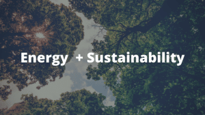 Energy + Sustainability Blog Banner