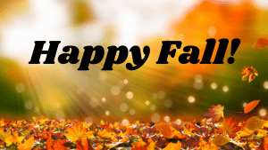Happy Fall! Blog